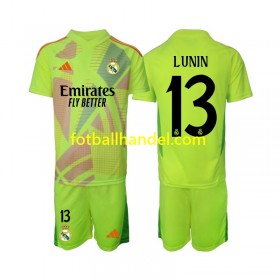 Barn Fotballdrakter Keeper Real Madrid Lunin 13 Fjerde 2024-25 Kortermet